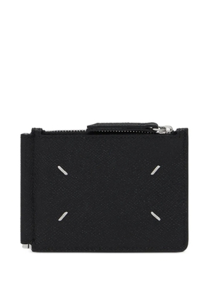 Maison Margiela four-stitch money-clip wallet - Black