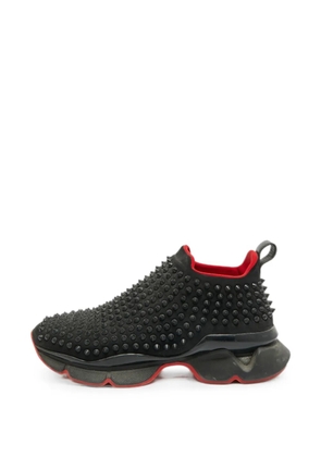 Christian Louboutin Pre-Owned Spike slip-on sneakers - Black