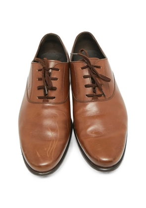 Tod's Vintage leather lace-up Oxford shoes - Brown