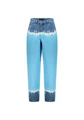 Alberta Ferretti gradient-effect panelled jeans - Blue