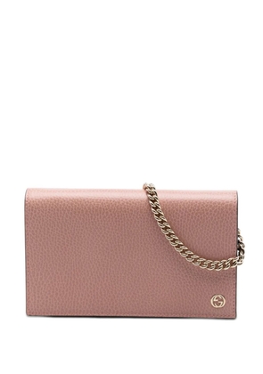 Gucci Pre-Owned 2000-2015 Leather Betty Wallet On Chain crossbody bag - Pink