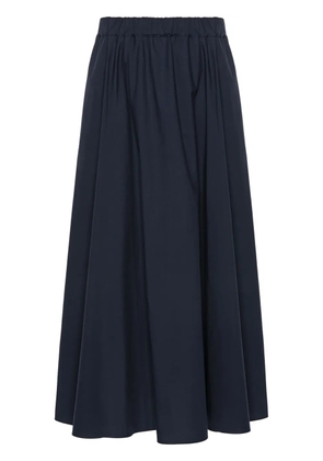 P.A.R.O.S.H. poplin cotton midi skirt - Blue