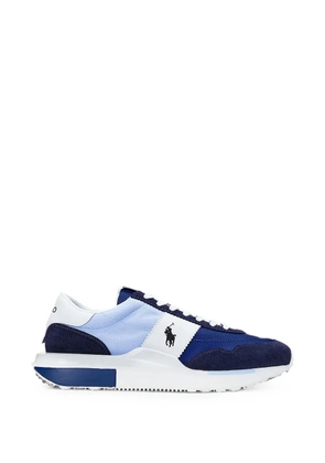 Polo Ralph Lauren Train 89 logo-patch panelled sneakers - Blue