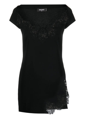 DSQUARED2 lace-detail minidress - Black