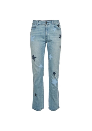 Stella McCartney Pre-Owned star-print slim-fit jeans - Blue