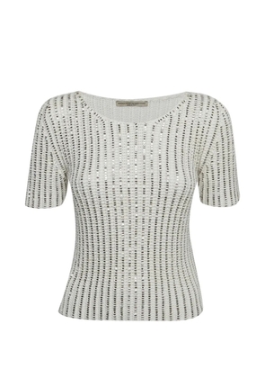 Ermanno Scervino Vintage embellished sweater - White