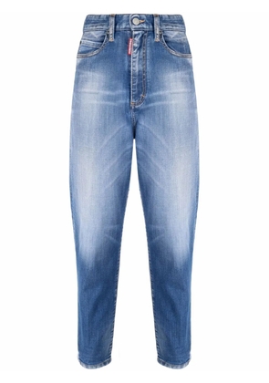 DSQUARED2 faded effect mom jeans - Blue