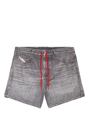 Diesel Bmbx-Nico denim-print swim shorts - Grey