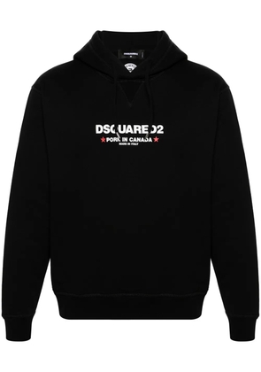 DSQUARED2 Cool Fit cotton hoodie - Black