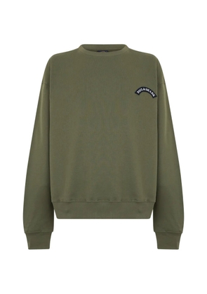 Paul & Shark logo-patch sweatshirt - Green