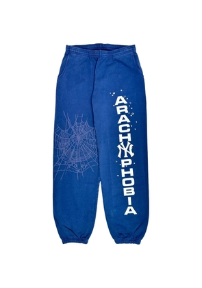 SP5DER Arach NY Phobia track pants - Blue