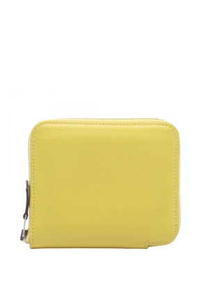 Hermès Pre-Owned 2024 Evercolor Azap Compact small wallets - Yellow