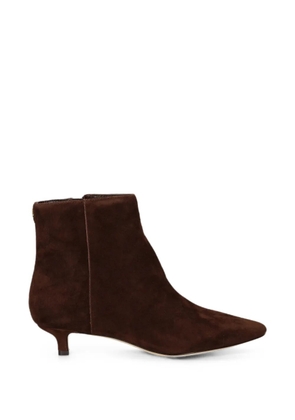 Lauren Ralph Lauren FRNCSA suede pointed-toe ankle boots - Brown