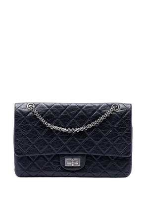 CHANEL Pre-Owned 2010-2011 Quilted Aged Calfskin Reissue 2.55 Double Flap 227 shoulder bag - Blue