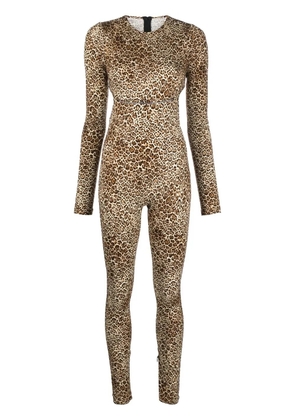DSQUARED2 leopard-print bodysuit - Yellow