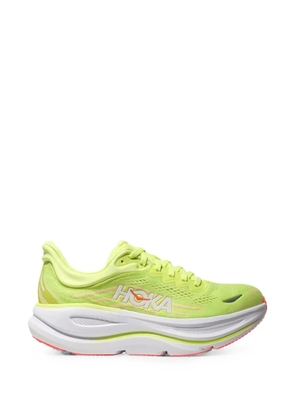 HOKA Bondi 9 mesh lace-up sneakers - Green
