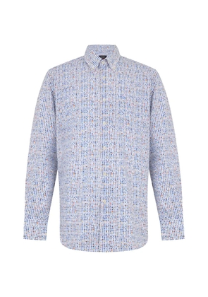 Paul & Shark flag-print shirt - White