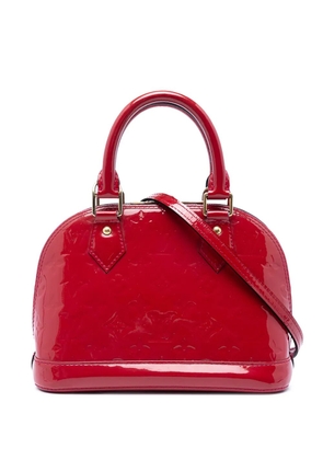 Louis Vuitton Pre-Owned 2015 Monogram Vernis Alma BB satchel - Red