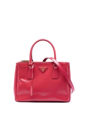 Prada Pre-Owned 2013-2026 Small Saffiano Vernice Galleria Double Zip satchel - Pink