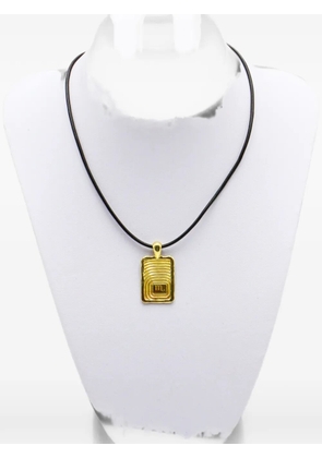 Ellery Scorpio rectangular-pendant necklace - Gold