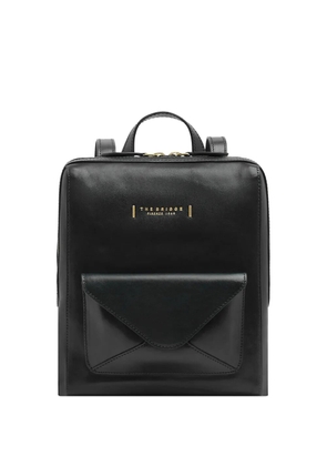 The Bridge Frida envelope-pocket leather backpack - Black