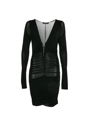 Rm By Roland Mouret Jordana ruched mini dress - Black