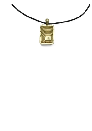 Ellery Scorpio rectangular-pendant necklace - Gold