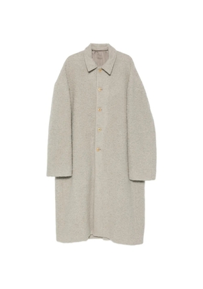 Rick Owens Brad button-up wool coat - Grey
