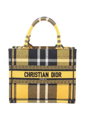 Christian Dior Pre-Owned 2000-2026 Small Check N Dior Canvas Book tote bag - Yellow