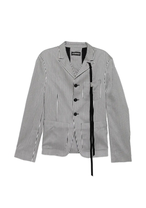 Ann Demeulemeester Josh striped blazer - Black