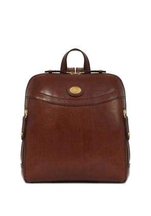 The Bridge leather zip-fastening backpack - Brown