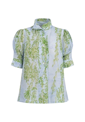Thierry Colson Vita floral-print shirt - Blue