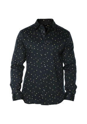 Ted Baker floral-print long-sleeve shirt - Blue