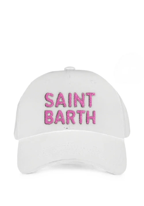 MC2 Saint Barth logo-patch baseball cap - White
