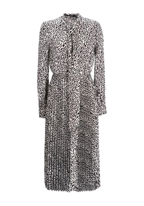 Karl Lagerfeld geometric-print midi dress - Black