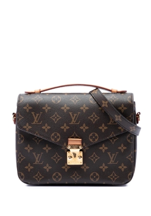 Louis Vuitton Pre-Owned 2018 Monogram Pochette Metis satchel - Brown