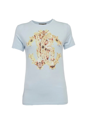 Roberto Cavalli Vintage graphic-print T-shirt - Blue