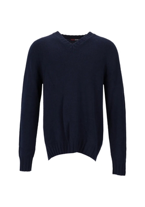 LA ROSE V-neck sweater - Blue