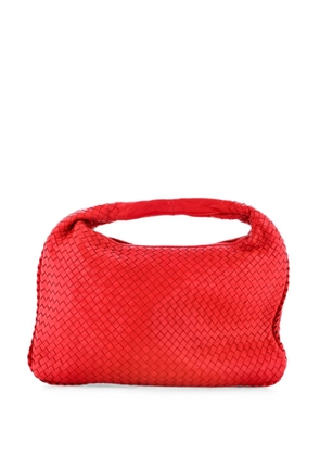 Bottega Veneta Pre-Owned Veneta Intrecciato Nappa Medium hobo bag - Red