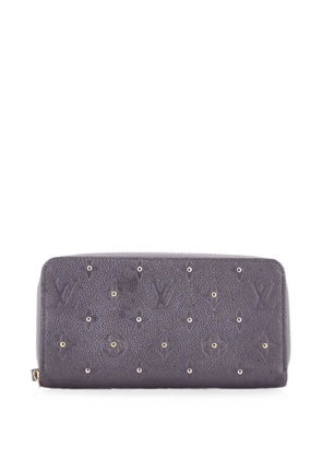 Louis Vuitton Pre-Owned Zippy Wallet Studded Monogram Empreinte Leather small wallets - Grey