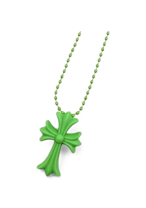 Chrome Hearts Silichrome pendant necklace - Green