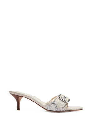 Coach Margot crystal-embellished buckled sandals - Neutrals