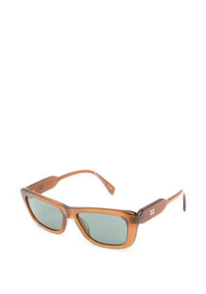 Miu Miu Eyewear rectangle-frame sunglasses - Brown