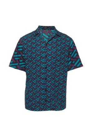 Versace Pre-Owned La Greca print shirt - Black