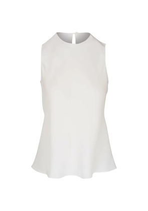 Peter Cohen sleeveless flared top - White