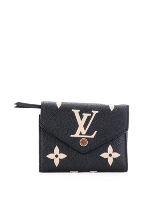 Louis Vuitton Pre-Owned Victorine Wallet Bicolor Monogram Empreinte Giant small wallets - Black