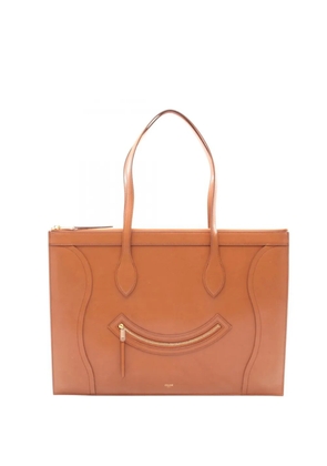 Celine Pre-Owned 2010-2026 Smmoth Calfskin Flat Cabas New Luggage handbag - Brown