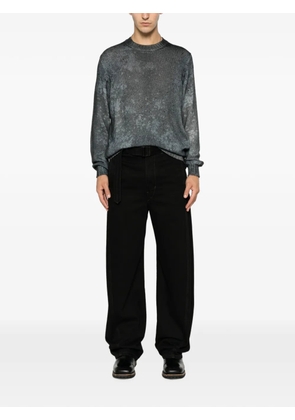 Avant Toi ribbed-knit sweater - Blue