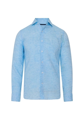PATRICK ASSARAF end-on-end long-sleeve shirt - Blue