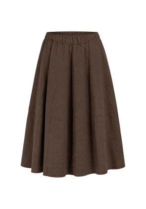 Labo Art Gonna Gea midi skirt - Brown